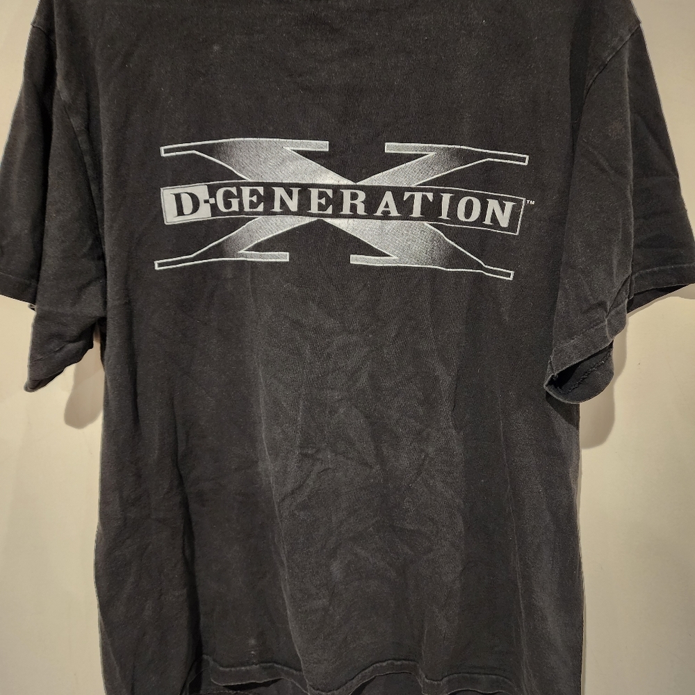 WWE Wrestling Vintage WWF DX Two Words Suck It Shirt Black Large